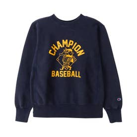 リバースウィーブ スウェット トレーナー メンズ ルーネック 裏起毛 RW CREW NECK SWEATSHIRT C3-C008  （ミッドナイトブルー(365)）
