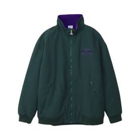 ジャケット ジップ アウター メンズ ZIP JACKET ブラック ネイビー ダークグリーン 黒 C3-C617 （ダークグリーン(570)）