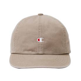 キャップ 帽子 メンズ 6パネル バイオウォッシュ加工 コットンツイル 6P CAP C8-W701C （ベージュ(780)）