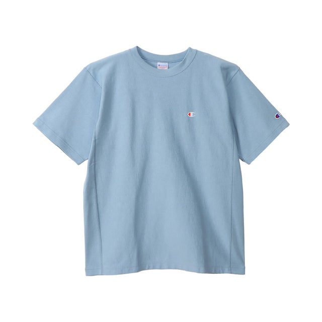 リバースウィーブ Tシャツ 半袖 メンズ 無地 RW SHORT SLEEVE T-SHIRT ブルー グリーン C3-Z320 （ブライトブルー(342)）