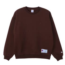 スウェット トレーナー メンズ クルーネック 裏毛 CREW NECK SWEATSHIRT C3-Y034 （ダークブラウン(870)）