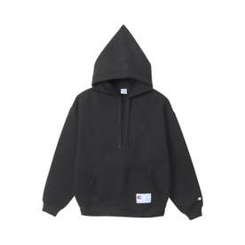 パーカー スウェット プルオーバー メンズ フーデッド 裏毛 HOODED SWEATSHIRT C3-Y135 （ブラック(090)）