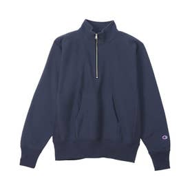 リバースウィーブ スウェット トレーナー メンズ ハーフジップ 裏毛 RW HALF ZIP SWEATSHIRT C3-Y017 （ダークネイビー(386)）