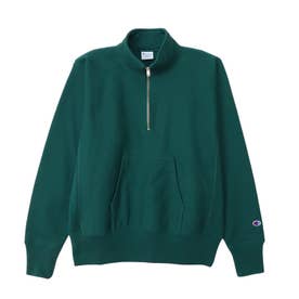 リバースウィーブ スウェット トレーナー メンズ ハーフジップ 裏毛 RW HALF ZIP SWEATSHIRT C3-Y017 （ディープグリーン(605)）