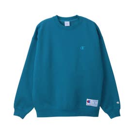 スウェット トレーナー メンズ クルーネック 裏毛 CREW NECK SWEATSHIRT C3-Y034 （ブルーグリーン(440)）