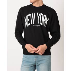 メンズ スウェットトレーナー CREW NECK SWEATSHIRT  C3-E018 （ブラック）