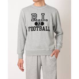 メンズ スウェットトレーナー CREW NECK SWEATSHIRT  C3-E021 （オックスフォードグレー）