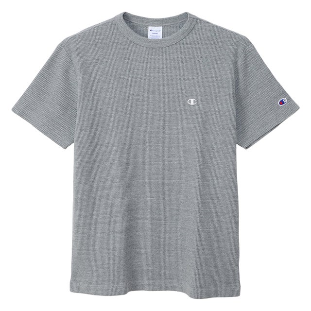 Tシャツ 半袖 メンズ ベーシック SHORT SLEEVE T-SHIRT ブラック ホワイト グレー ネイビー 黒 白 C3-Z342 （オックスフォードグレー(070)）