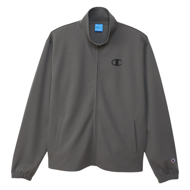 ジャケット ジップ ャージ アウター メンズ カノコ ZIP JACKET ブラック グレー ダークネイビー 黒 C3-YSE01 （ミディアムグレー(050)）