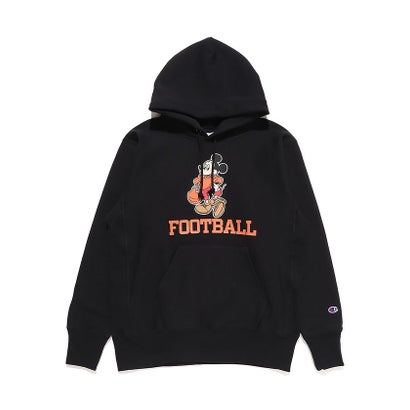 チャンピオン/メンズ/RW HOODED SWEATSHIRT （ブラック）｜詳細画像