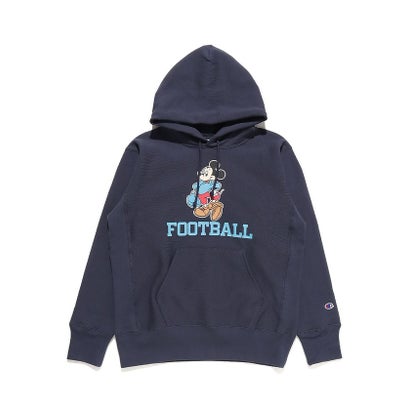 チャンピオン/メンズ/RW HOODED SWEATSHIRT （ダークネイビー）｜詳細画像