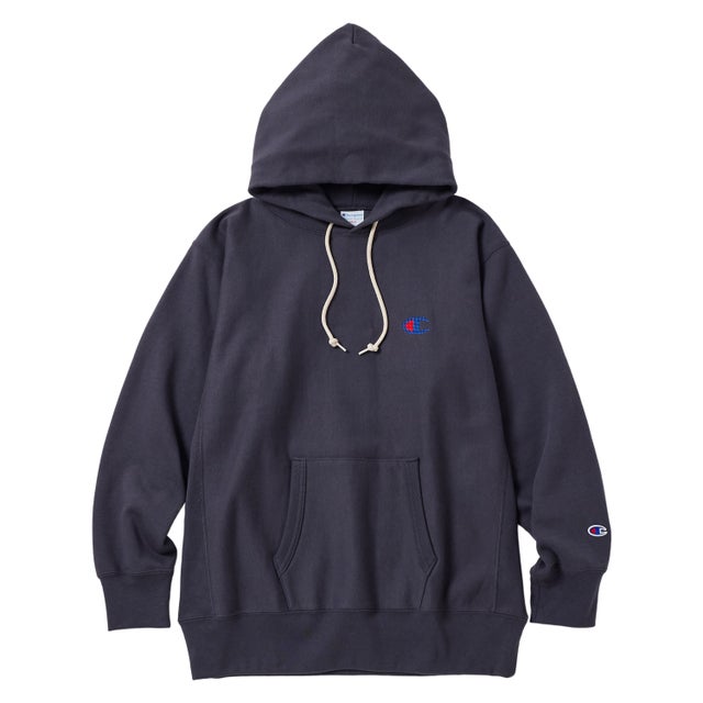 リバースウィーブ パーカー スウェット メンズ レディース ロゴ RW HOODED SWEATSHIRT C8-C101 （コールグレー(052)）