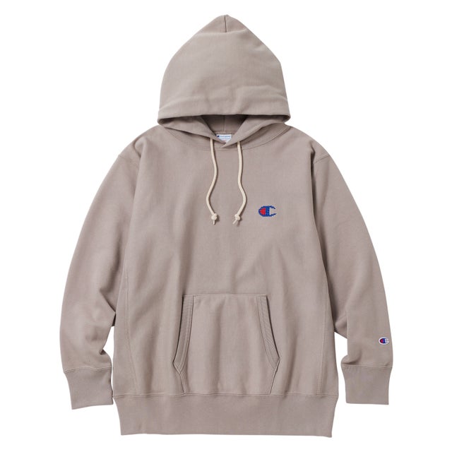 リバースウィーブ パーカー スウェット メンズ レディース ロゴ RW HOODED SWEATSHIRT C8-C101 （グレージュ(791)）
