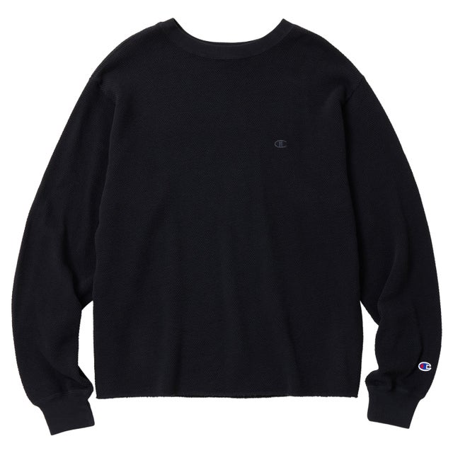 カーディガン メンズ 無地 ヘビーウェイト LONG SLEEVE T-SHIRT オフブラック キャメル グリーン C8-B405 （オフブラック(055)）