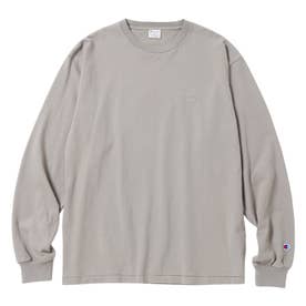 Tシャツ 長袖 ロンT カットソー メンズ アメリカ ヘビーウェイト LONG SLEEVE T-SHIRT C8-B402 （コールグレー(052)）