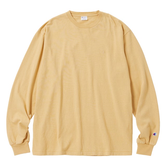 Tシャツ 長袖 ロンT カットソー メンズ アメリカ ヘビーウェイト LONG SLEEVE T-SHIRT C8-B402 （ベージュ(780)）