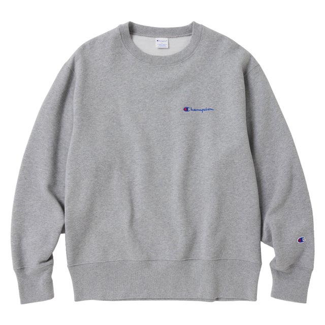 スウェット トレーナー メンズ クルーネック ワンポイント CREW NECK SWEATSHIRT C8-Y005 （オックスフォードグレー(070)）