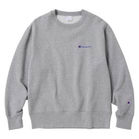 スウェット トレーナー メンズ クルーネック ワンポイント CREW NECK SWEATSHIRT C8-Y005 （オックスフォードグレー(070)）