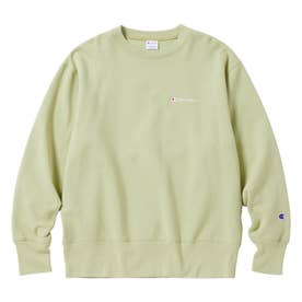 スウェット トレーナー メンズ クルーネック ワンポイント CREW NECK SWEATSHIRT C8-Y005 （グレイッシュグリーン(690)）