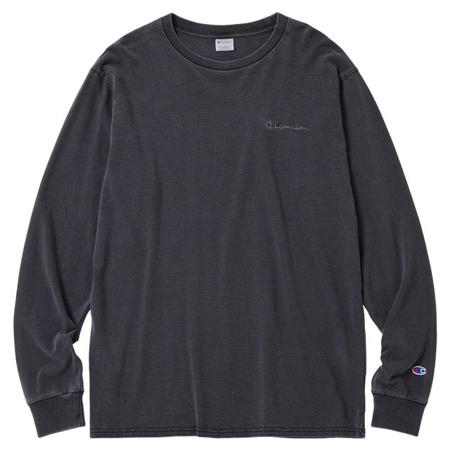 Tシャツ 長袖 ロンT カットソー メンズ 無地 アメリカ LONG SLEEVE T-SHIRT オフブラック ブラック 黒 C8-C402 （オフブラック(055)）
