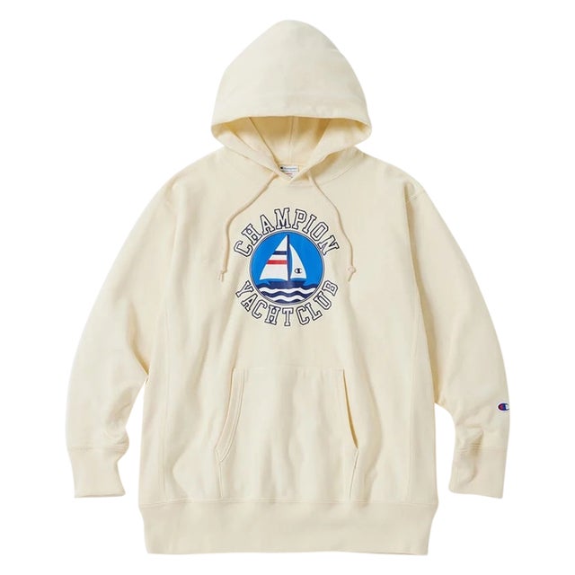 リバースウィーブ パーカー スウェット プルオーバー メンズ ロゴ RW HOODED SWEATSHIRT C8-Z104 （クリーム(710)）