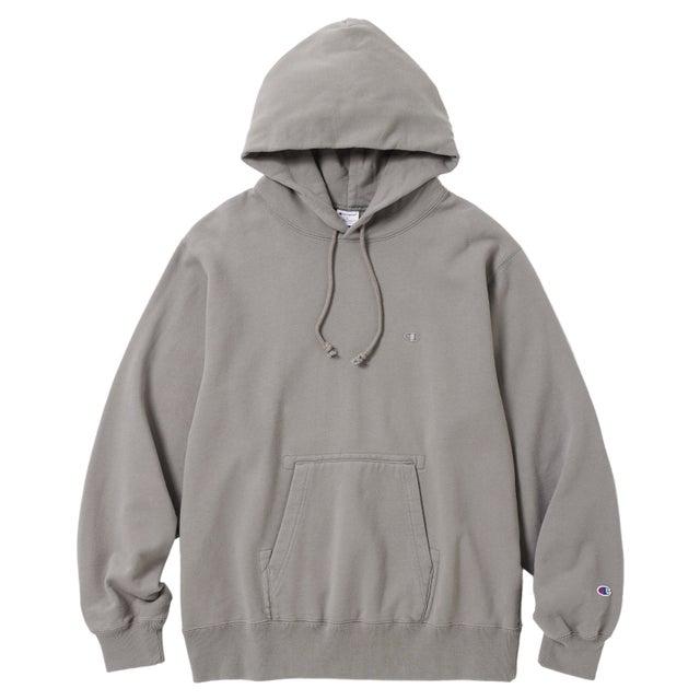 パーカー スウェット プルオーバー メンズ 無地 ヘビーウェイト 裏毛 HOODED SWEATSHIRT C8-B104 （コールグレー(052)）