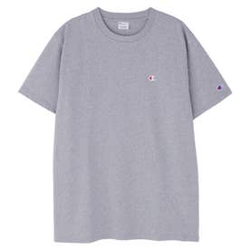 Tシャツ 半袖 メンズ ワンポイント ロゴ SHORT SLEEVE T-SHIRT グレー C8-X302 （Oグレー/ホワイト(067)）
