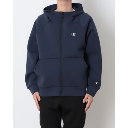 スウェットフルジップパーカー TW 3LS ZIP HOODED SWEATSHIRT （NAVY）｜詳細画像