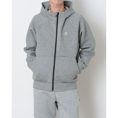 スウェットフルジップパーカー TW 3LS ZIP HOODED SWEATSHIRT （GREY）｜詳細画像