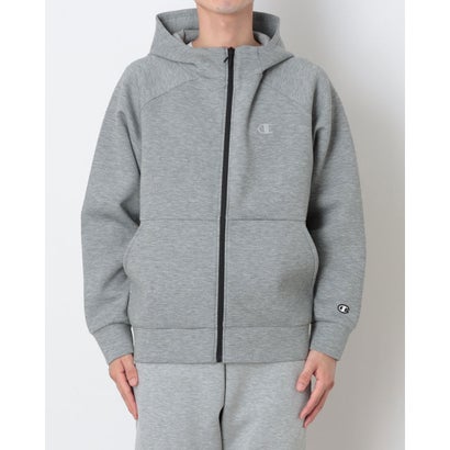 スウェットフルジップパーカー TW 3LS ZIP HOODED SWEATSHIRT （GREY）｜詳細画像