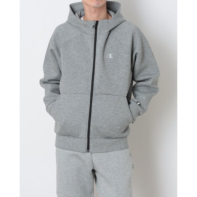 スウェットフルジップパーカー TW 3LS ZIP HOODED SWEATSHIRT （GREY）