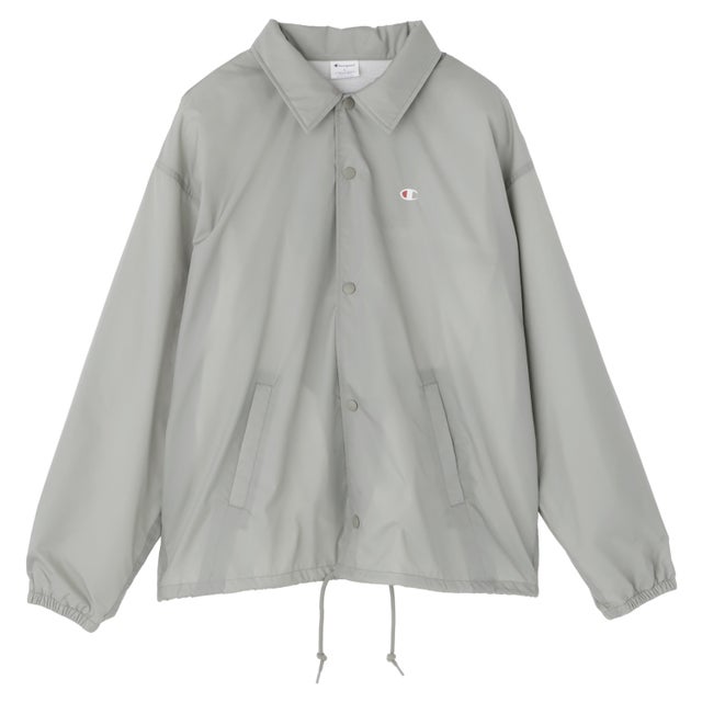 ジャケット コーチ アウター メンズ ナイロン ロゴ COACH JACKET グレー パープル C8-C603 （ミディアムグレー(050)）