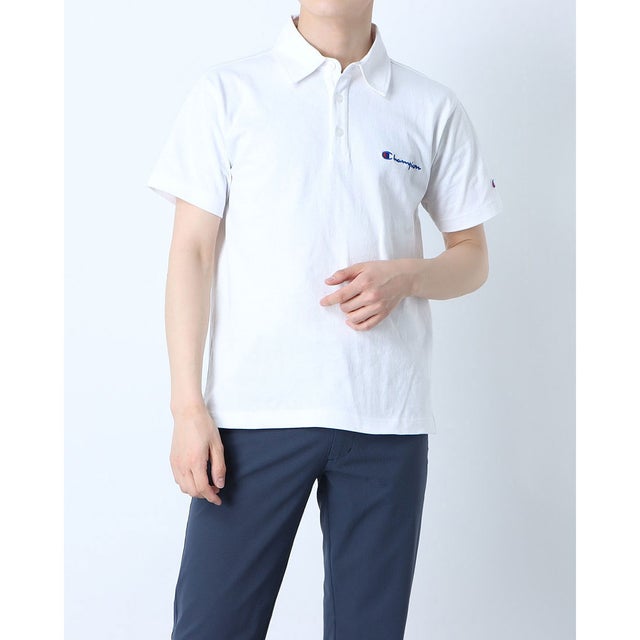 
                    メンズ 半袖ポロシャツ SHORT SLEEVE POLO SHIRT C3-P306 （ホワイト）