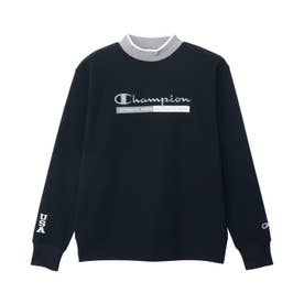 シャツ 長袖 ゴルフウエア メンズ レディース モックネック 速乾 UVカット 通気性 軽量 L/S MOCK NECK C3-BG401 （ブラック(090)）
