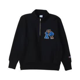 リバースウィーブ スウェット シャツ ハーフジップ メンズ レディース RW HALF ZIP SWEATSHIRT C3-C023 （ブラック(090)）