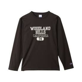 Tシャツ 長袖 ロンT カットソー メンズ ベーシック LONG SLEEVE T-SHIRT オフブラック C3-C423 （オフブラック(055)）