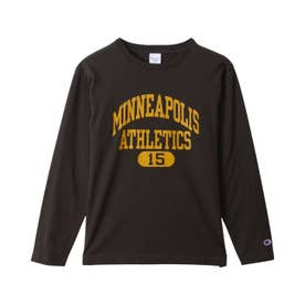 Tシャツ 長袖 ロンT カットソー フットボール メンズ レディース LONG SLEEVE T-SHIRT #N/A C3-C421 （オフブラック(055)）