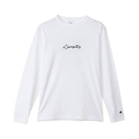 Tシャツ 長袖 ロンT カットソー フットボール メンズ レディース LONG SLEEVE T-SHIRT C3-C417 （ホワイト(010)）