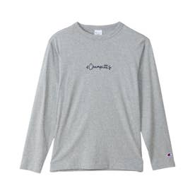 Tシャツ 長袖 ロンT カットソー フットボール メンズ レディース LONG SLEEVE T-SHIRT C3-C417 （オックスフォードグレー(070)）