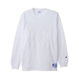 Tシャツ 長袖 ロンT カットソー フットボール メンズ レディース 無地 FOOTBALL LS T-SHIRT C3-C412 （ホワイト(010)）