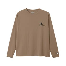 Tシャツ 長袖 ロンT カットソー メンズ レディース 吸汗速乾 UVカット LONG SLEEVE T-SHIRT C3-CS411 予約 8月下旬 入荷予定 （グレージュ(791)）