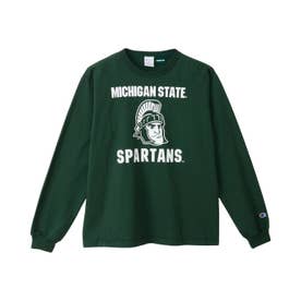Tシャツ 長袖 ロンT カットソー メンズ レディース ティーテンイレブン ヘビーウェイト アメリカ T1011 C5-C407 （モスグリーン(560)）
