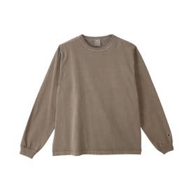 Tシャツ 長袖 ロンT カットソー メンズ レディース ティーテンイレブン ヘビーウェイト アメリカ 無地 C5-C408 （グレージュ(791)）