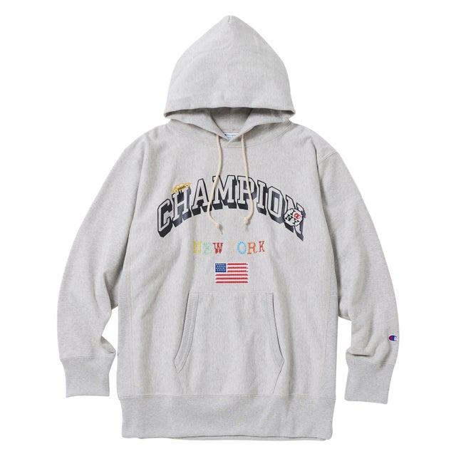 リバースウィーブ パーカー スウェット プルオーバー メンズ レディース フーデッド ロゴ RW HOODED C8-C102 （ライトグレー(030)）