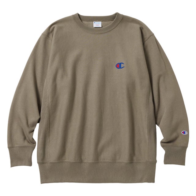 リバースウィーブ スウェット トレーナー メンズ レディース MONKEY TIME コラボ 限定 RW CREW NECK C8-C001 （オリーブドラブ(672)）