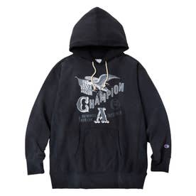 リバースウィーブ パーカー スウェット フルジップ メンズ レディース RW HOODED SWEATSHIRT C8-B102 （ブラック(090)）
