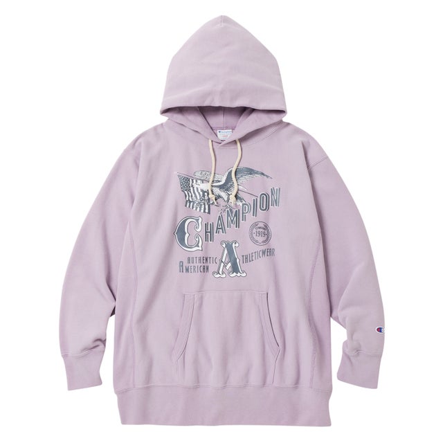 リバースウィーブ パーカー スウェット フルジップ メンズ レディース RW HOODED SWEATSHIRT C8-B102 （ラベンダー(225)）