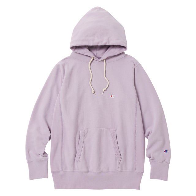 リバースウィーブ パーカー スウェット プルオーバー メンズ レディース RW HOODED SWEATSHIRT C8-B101 （ラベンダー(225)）