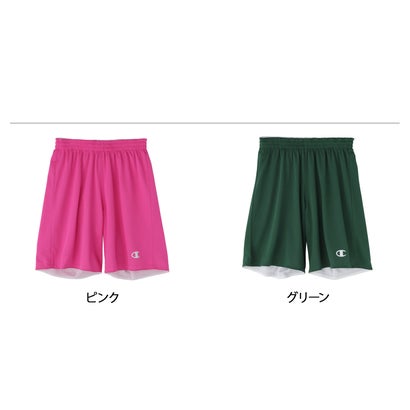 チャンピオン Champion ハーフパンツ ショートパンツ 半パン ショーツ リバーシブル メンズ レディース トレーニング スポーツ CBR2360 （グリーン(G)）｜詳細画像