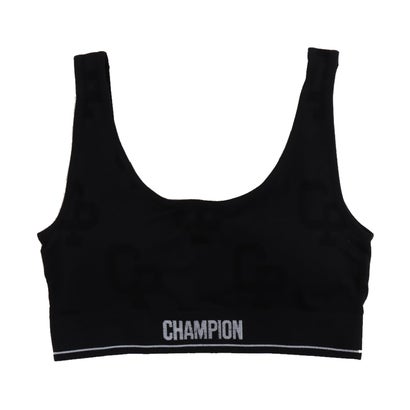 チャンピオン Champion ブラジャー スポブラ 下着 ソフトブラ インナー アンダーウェア レディース 速乾 大人 スポーツ SOFT CW3HB302 （ブラック(090)）｜詳細画像